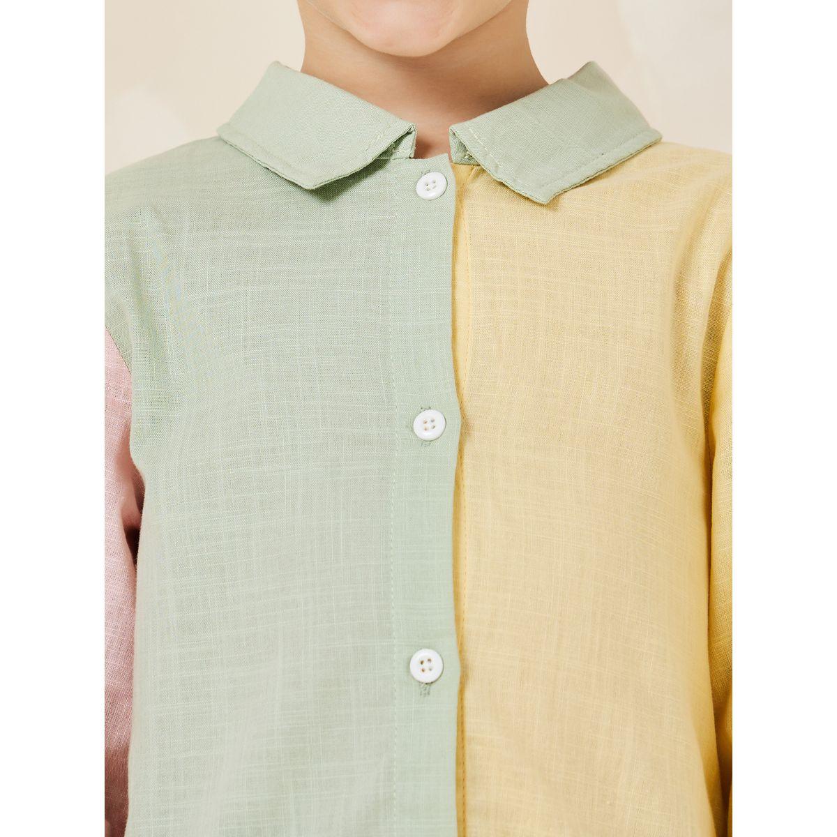 Styli Colorblock Cotton Shirt-boys-clothing-shirts-image-3