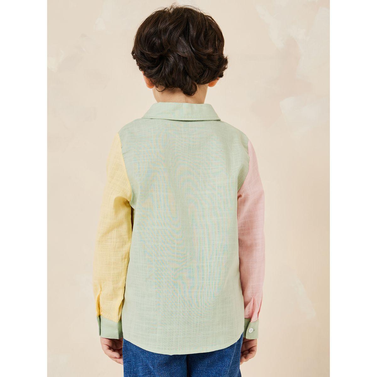 Styli Colorblock Cotton Shirt-boys-clothing-shirts-image-4