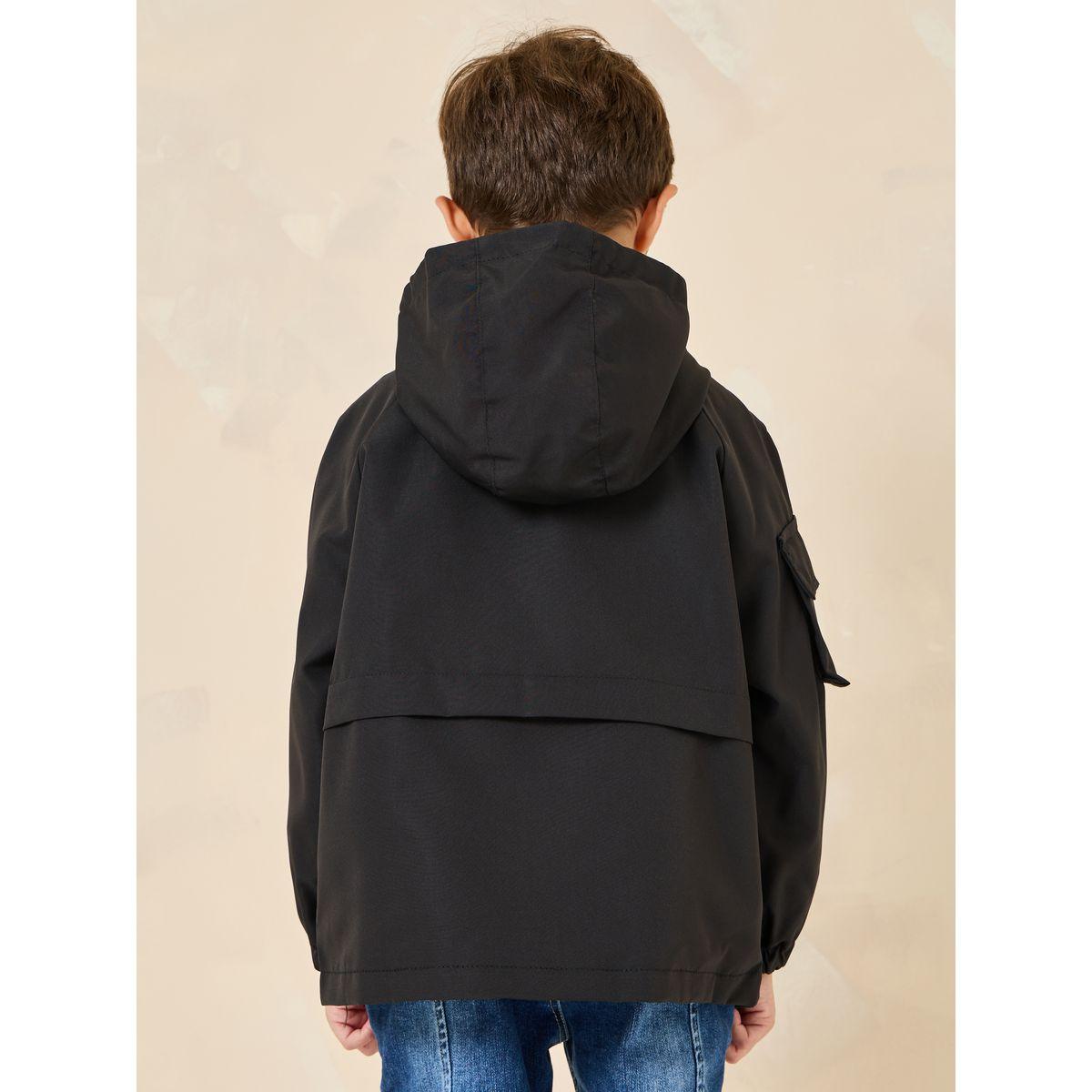 Styli Flap Pocket Detail Hooded Jacket-boys-clothing-jacketsandcoats-image-6