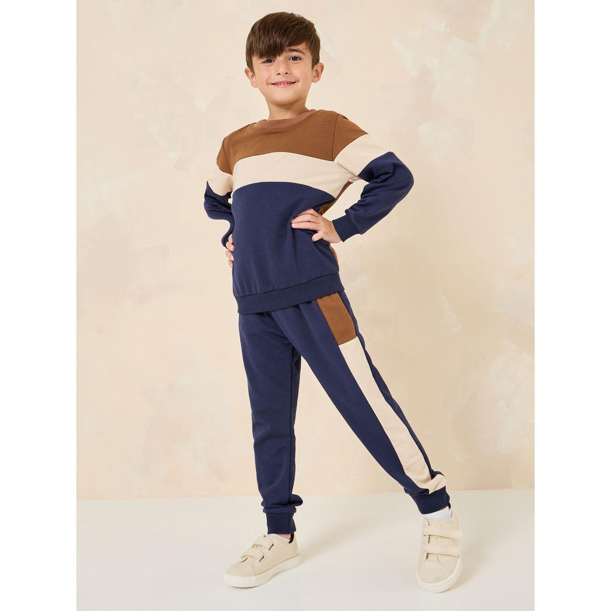 طقم من ( جوغر + سويت شيرت )-boys-clothing-setsandcoords-image-1