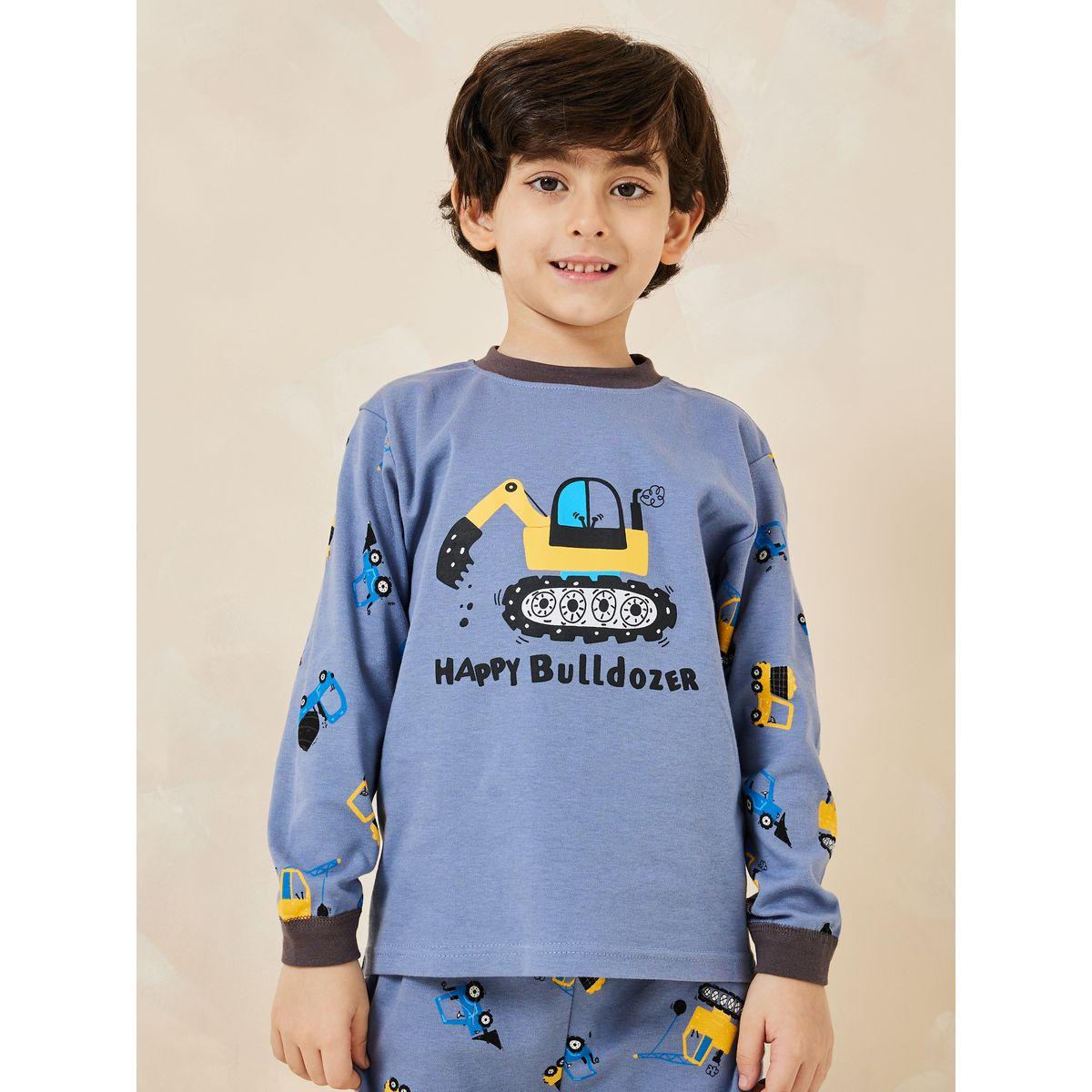 طقم بيجاما من ( بنطال + تيشيرت )-boys-clothing-nightwear-image-3