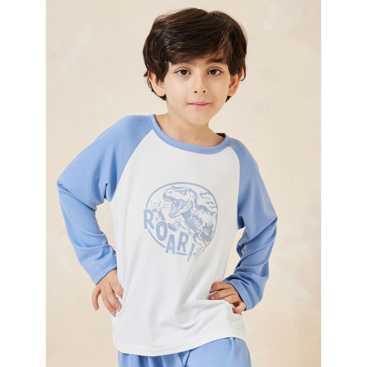 طقم بيجاما من ( بنطال + تيشيرت )-boys-clothing-nightwear-image-2