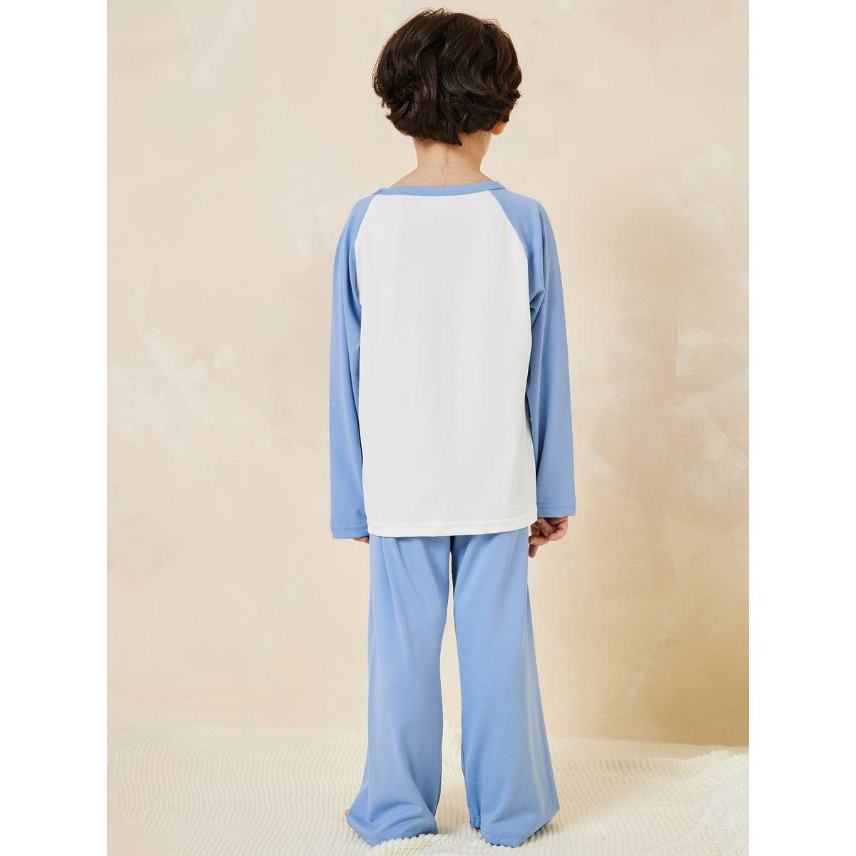 Styli Dinosaur Graphic T-Shirt & Pyjama Set-boys-clothing-nightwear-image-5