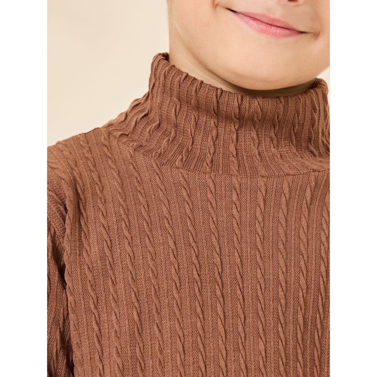 Styli Texture High Neck T-Shirt & Pants Set-boys-clothing-setsandcoords-image-4