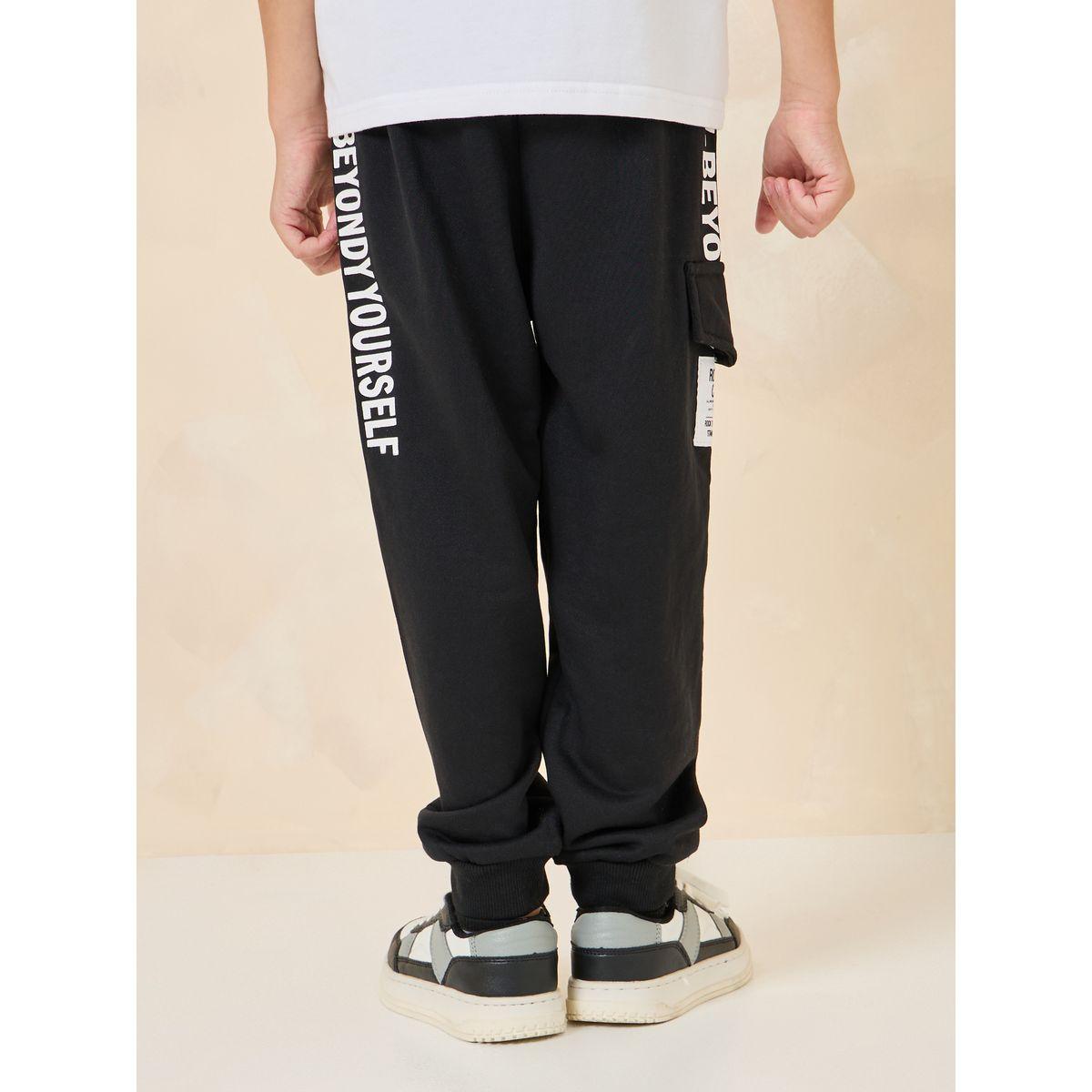 Styli Badge Detail Cargo Jogger-boys-clothing-bottoms-joggersandtrackpants-image-6