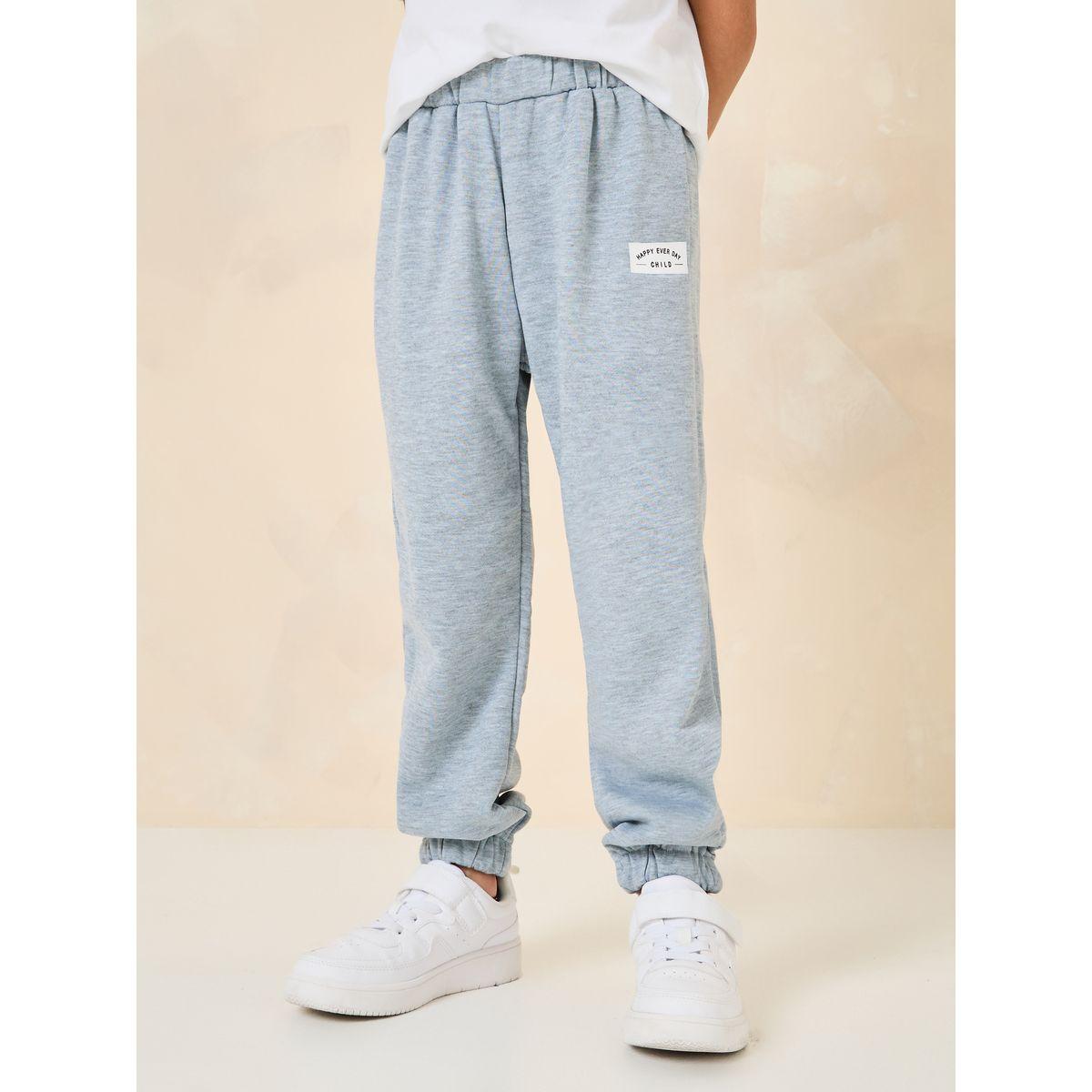 Styli Slogan Print Relaxed Fit Jogger-boys-clothing-bottoms-joggersandtrackpants-image-1