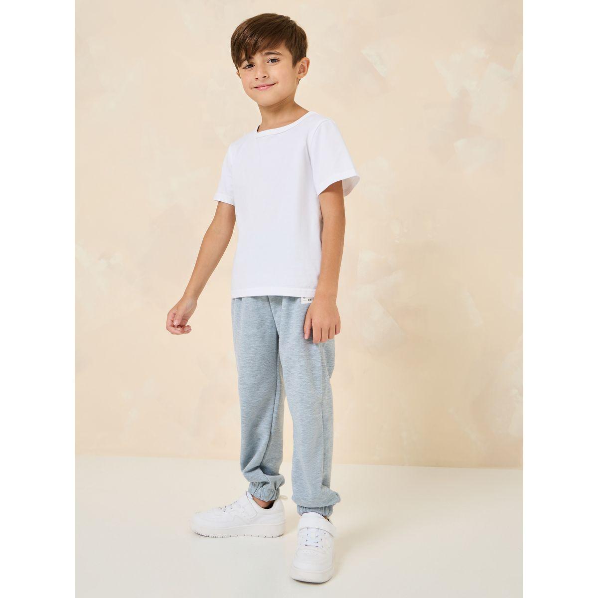 جوغر بقصة مريحة مطبع بكتابة-boys-clothing-bottoms-joggersandtrackpants-image-2