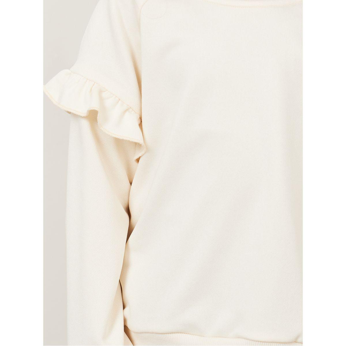 سويت شيرت سادة مزين بكشكش-baby-girls-clothing-sweatshirts-image-4