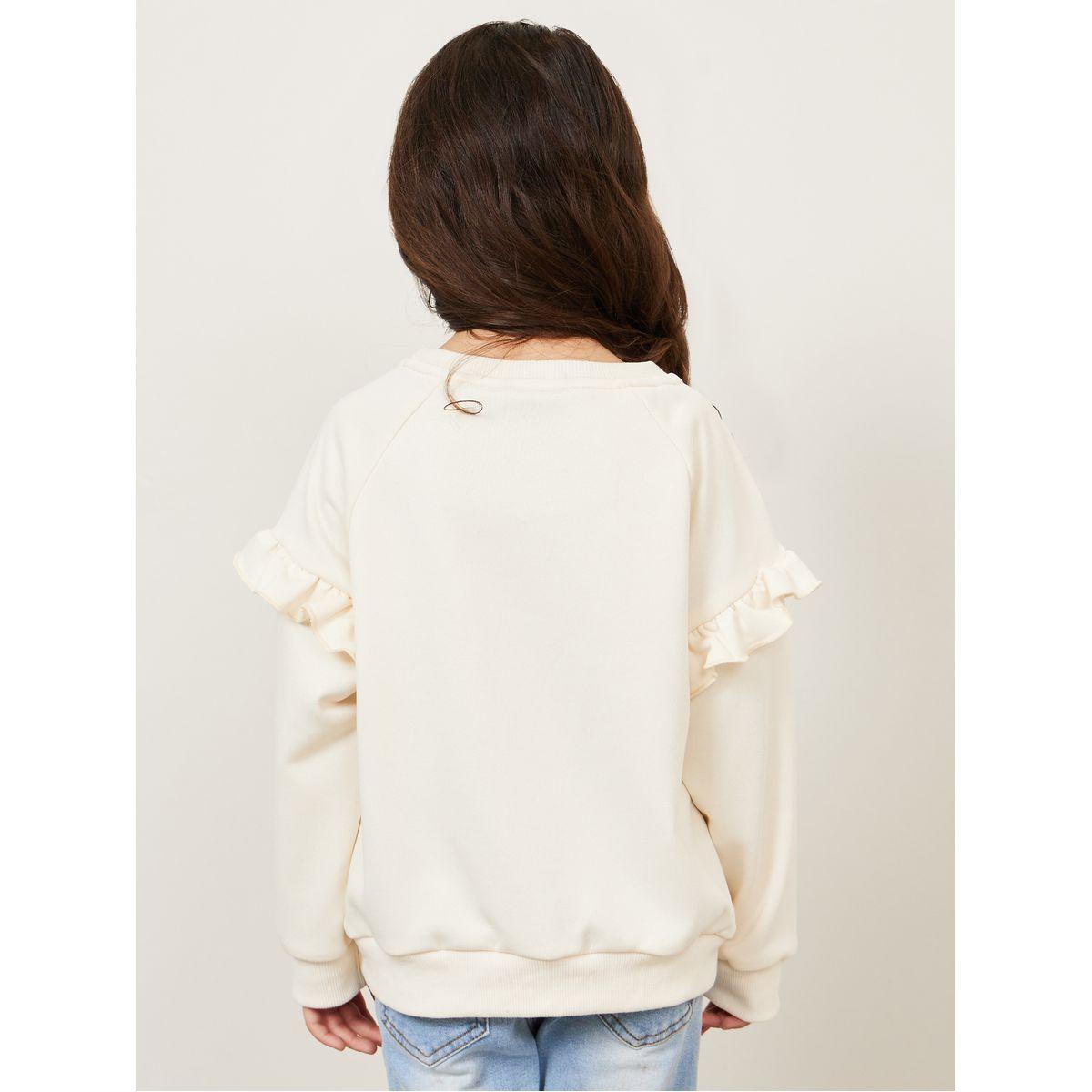 Styli Solid Ruffle Sleeve Sweatshirt-baby-girls-clothing-sweatshirts-image-5
