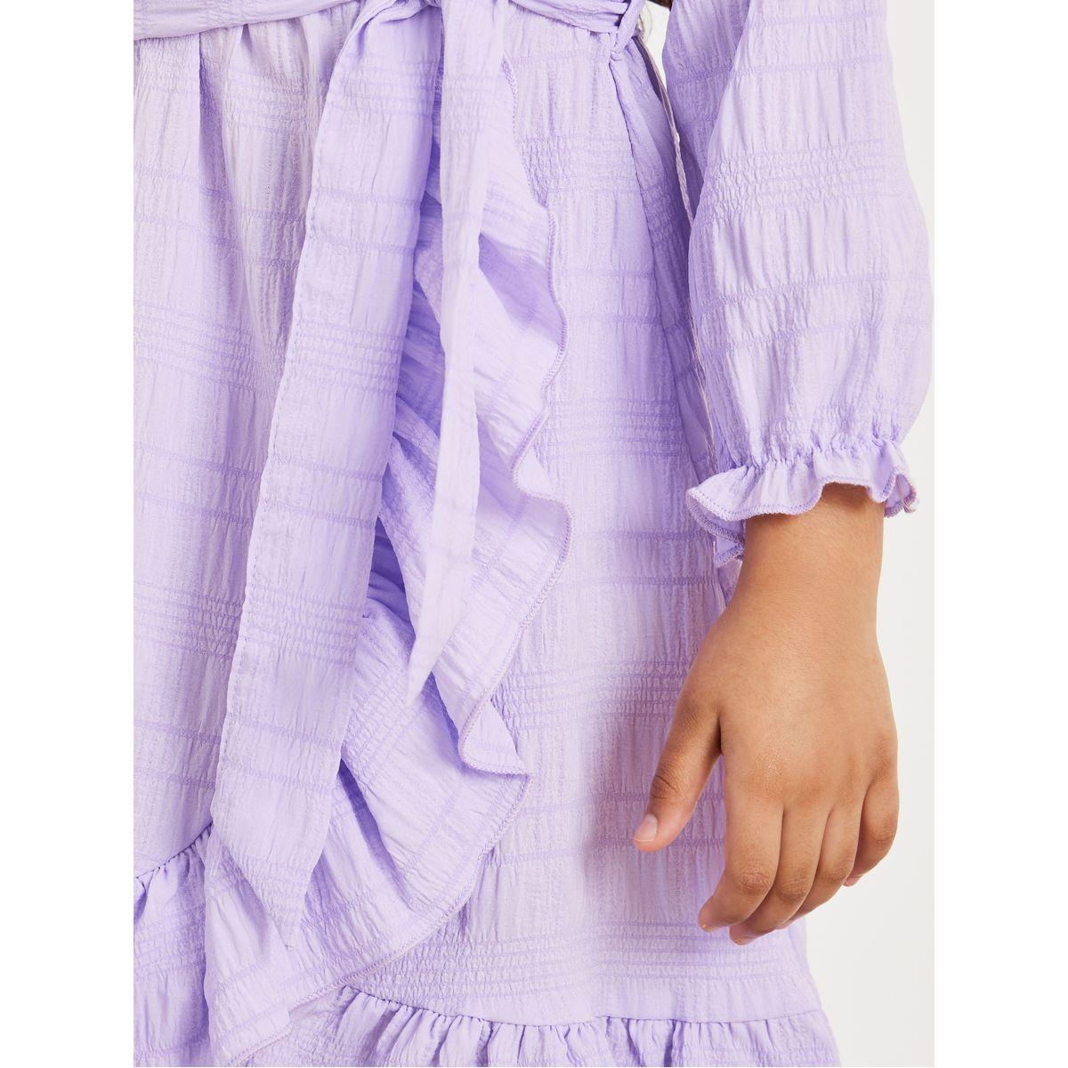 فستان بتداخلات مزمومة وكشكش-girls-clothing-dressesandjumpsuits-image-3
