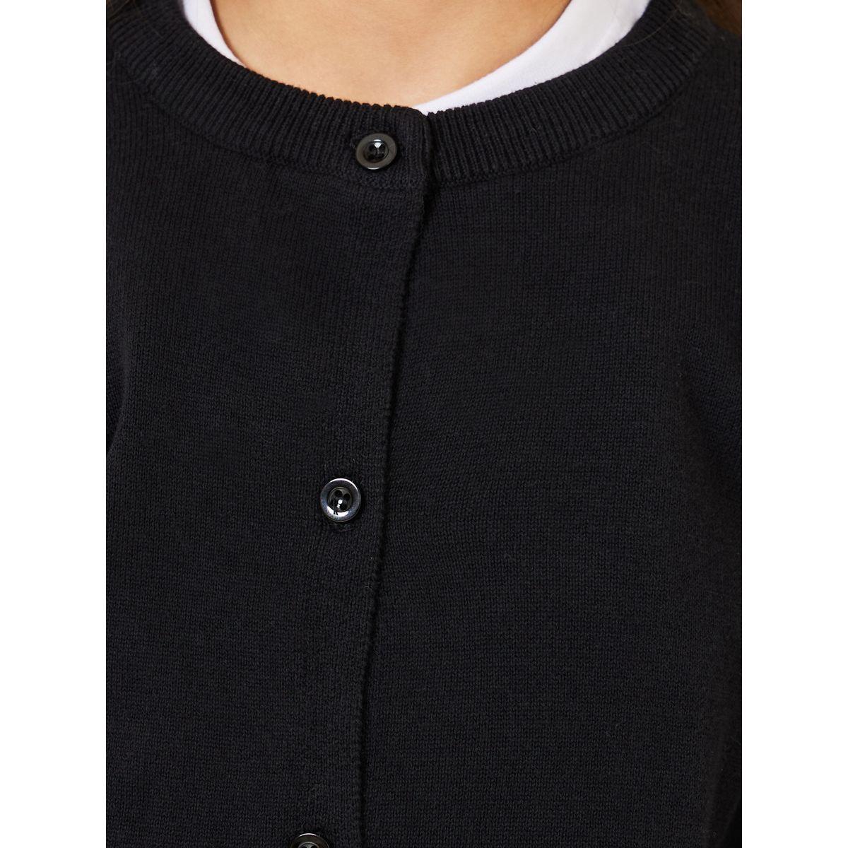 Styli Solid Round Neck Cardigan-girls-clothing-winterwear-jumpersandcardigans-image-3