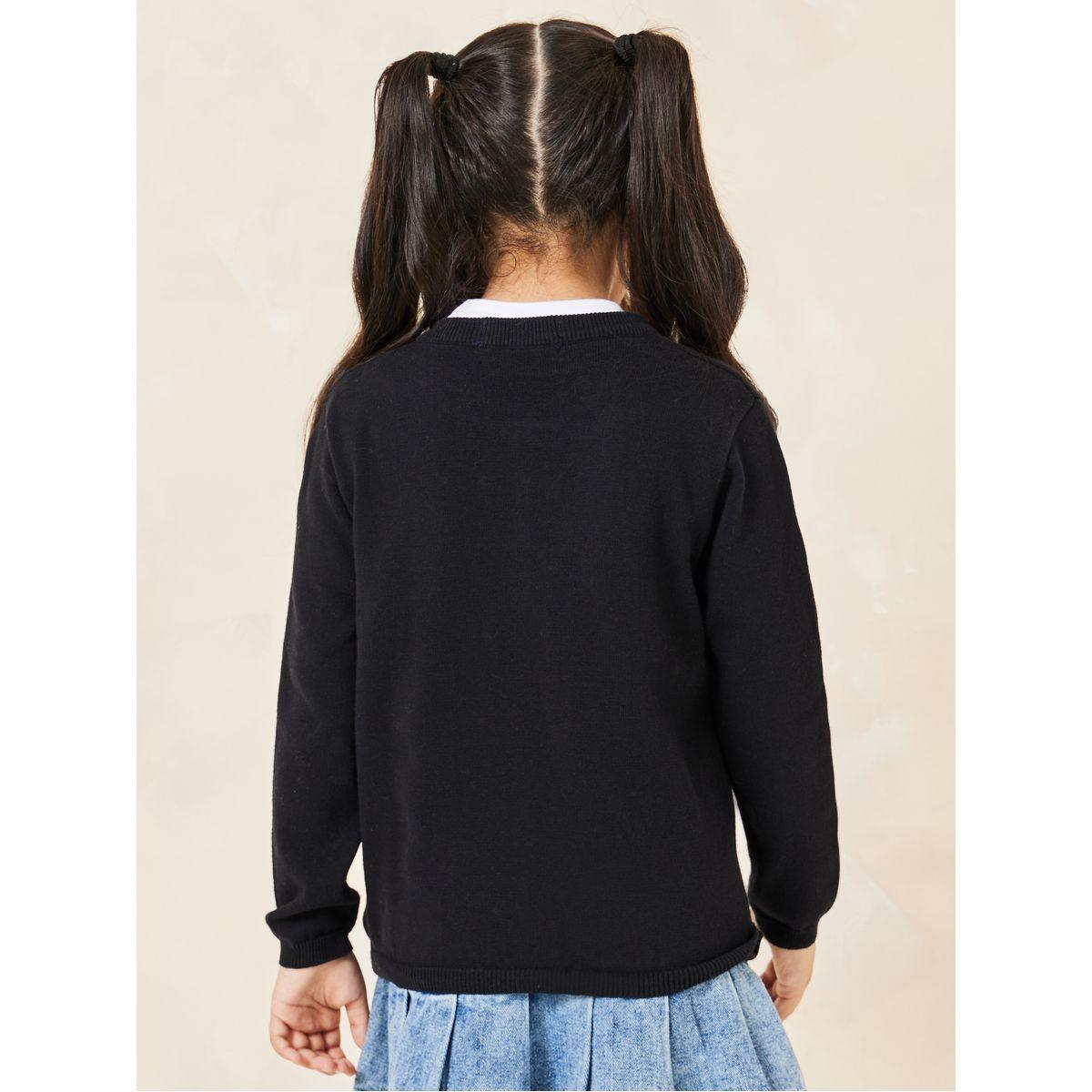 كارديجان سادة بياقة دائرية-girls-clothing-winterwear-jumpersandcardigans-image-1