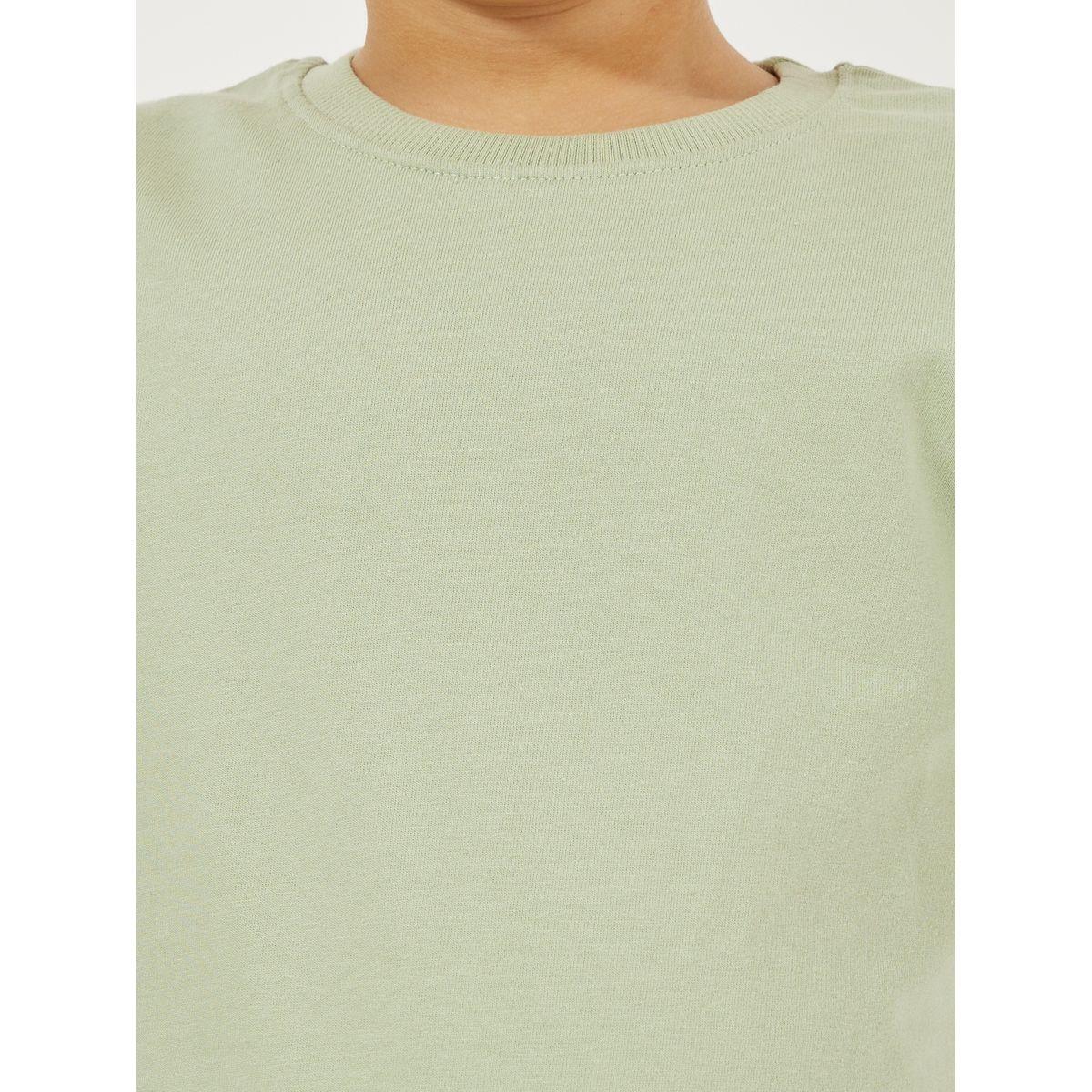 Styli Solid Round Neck T-Shirt & Full Length Pants Set-boys-clothing-setsandcoords-image-3