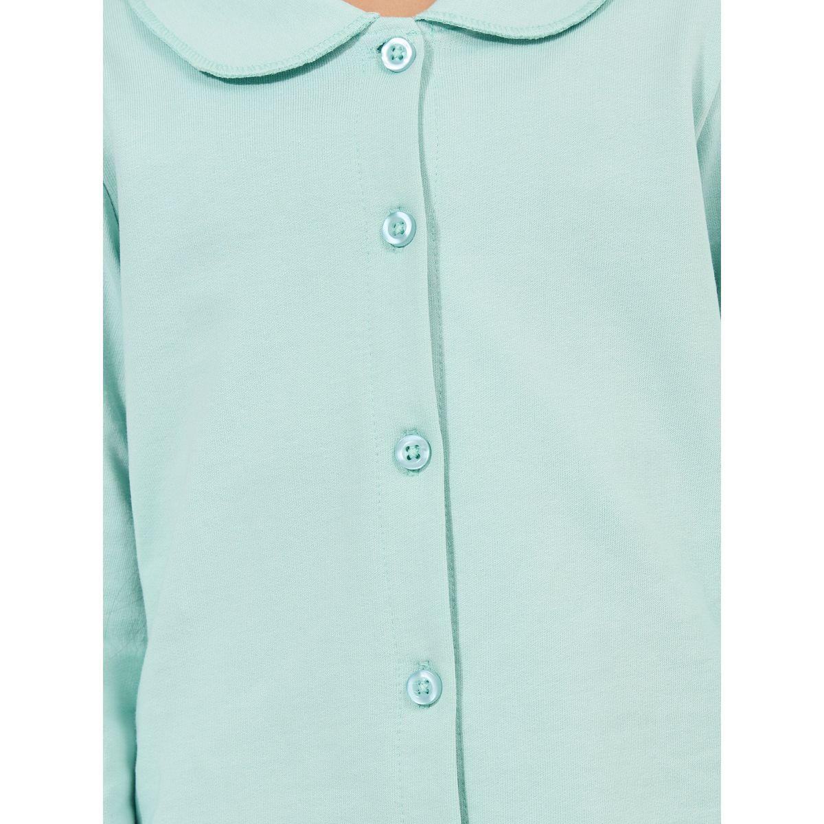 Styli Collared Button Down Shirt & Pyjama Set-girls-clothing-nightwear-image-3