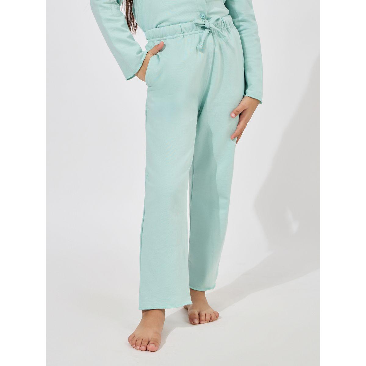 Styli Collared Button Down Shirt & Pyjama Set-girls-clothing-nightwear-image-5