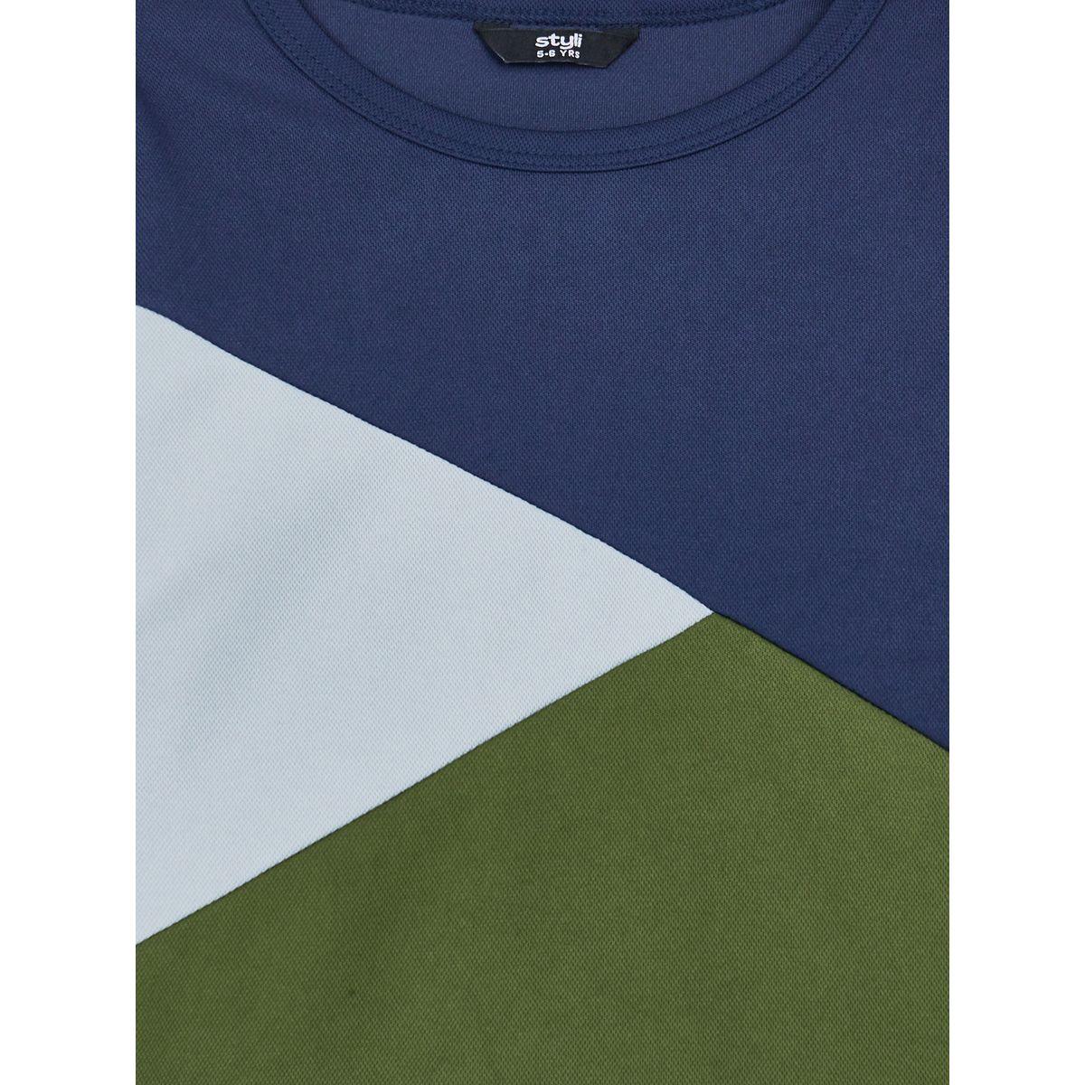 Styli Colorblock Round Neck T-Shirt-boys-clothing-tshirtsandpolos-image-6