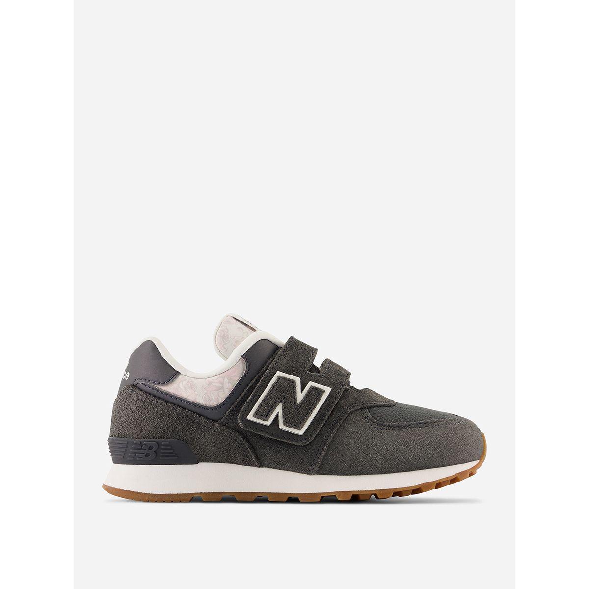 New Balance Solid Sneakers with Hook & Loop Closure-boys-shoes-sneakers-image-1