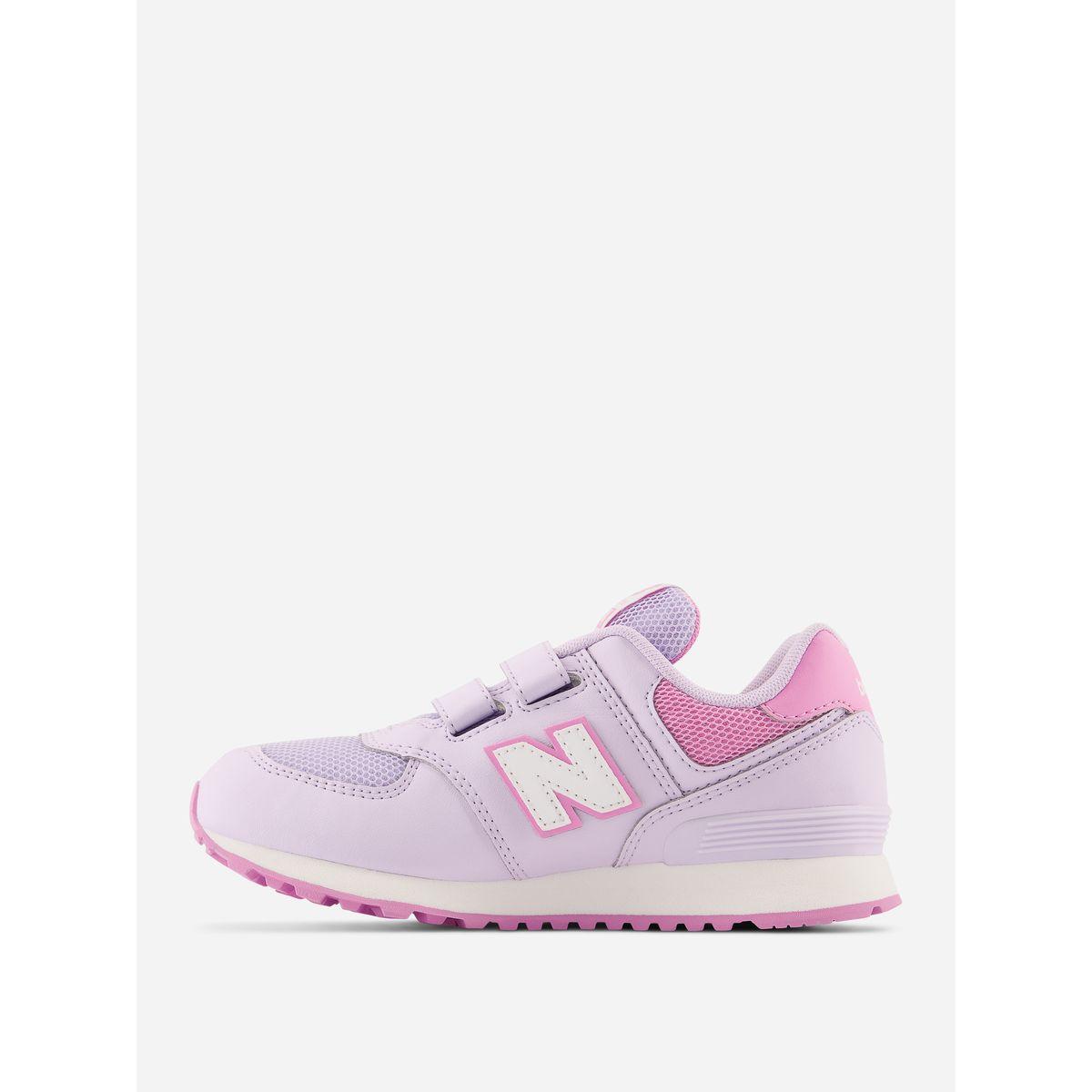 New Balance Colorblock Sneakers with Hook and Loop Closure-girls-shoes-sneakers-image-2