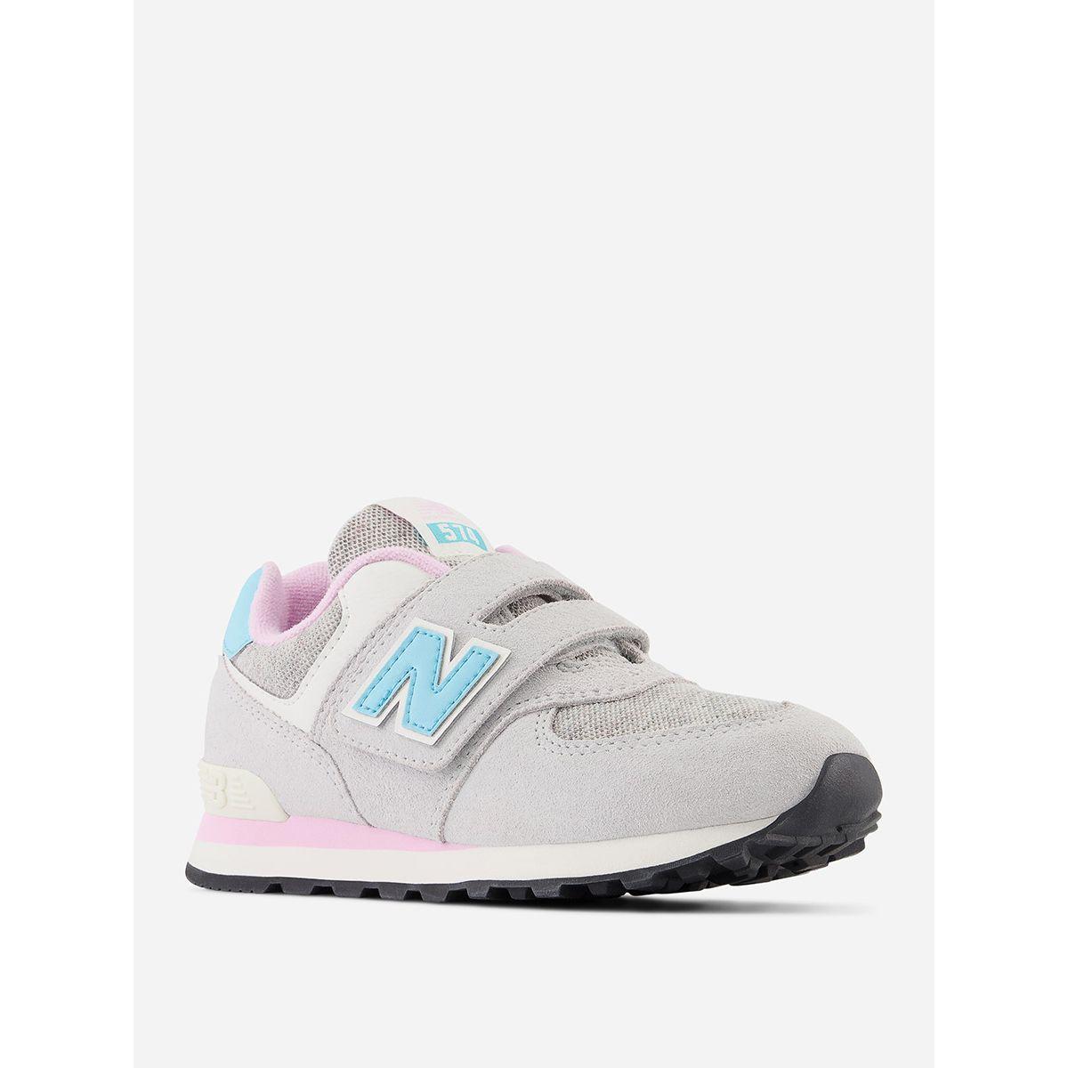 New Balance Colorblock Sneakers with Hook and Loop Closure-girls-shoes-sneakers-image-3