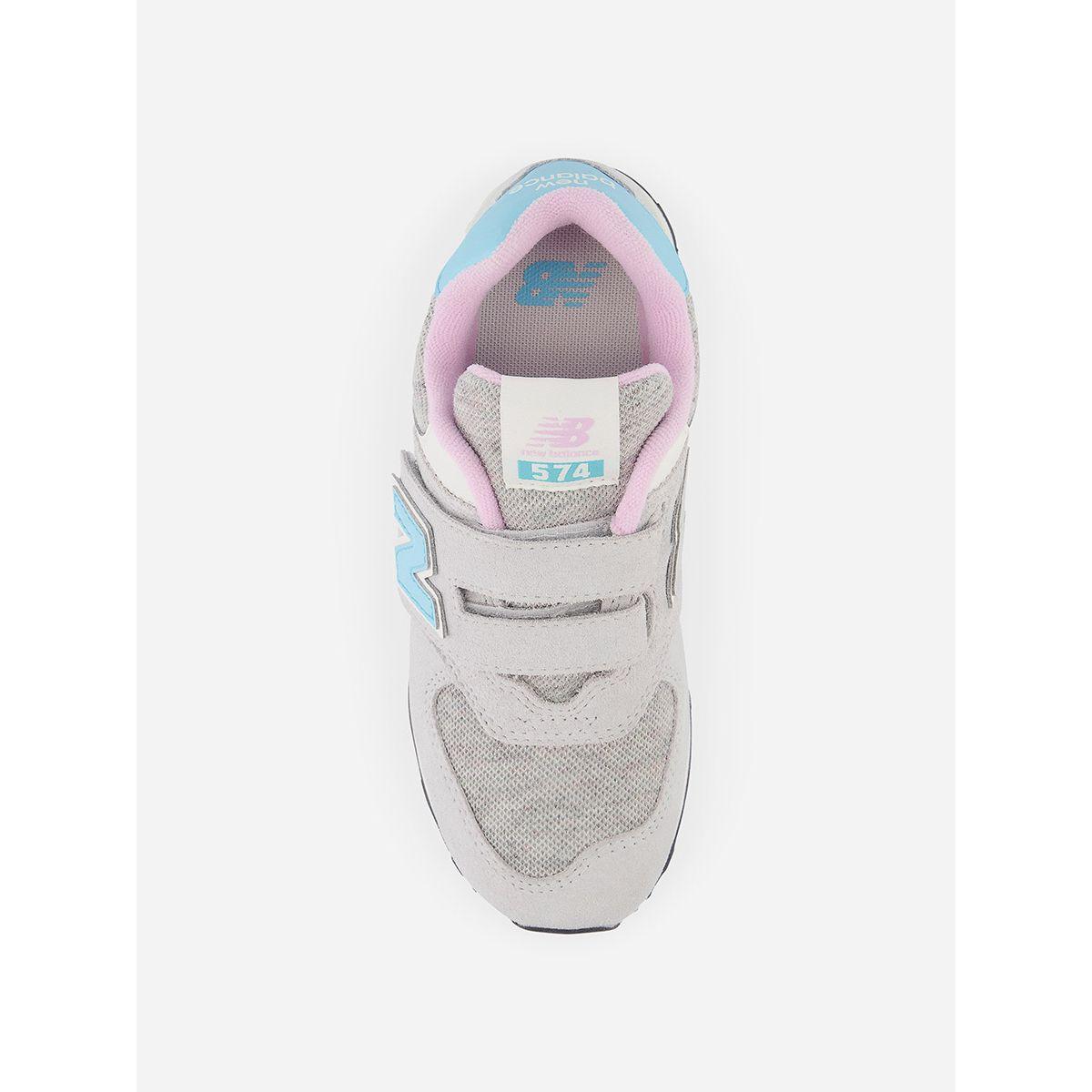 New Balance Colorblock Sneakers with Hook and Loop Closure-girls-shoes-sneakers-image-4