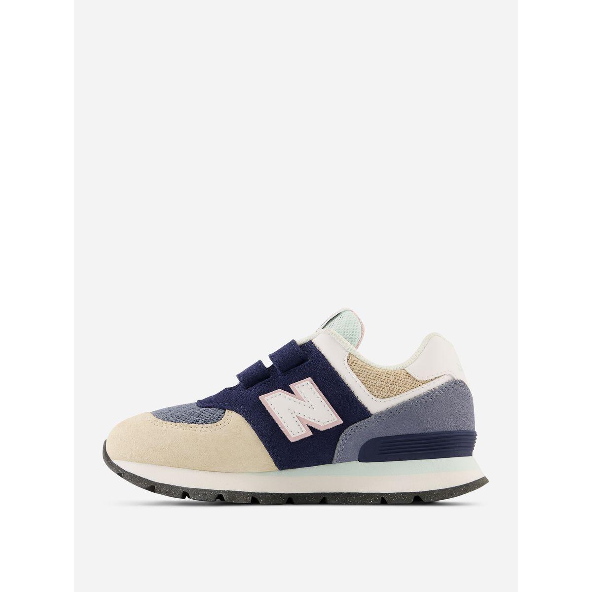 New Balance Colorblock Sneakers with Hook and Loop Closure-girls-shoes-sneakers-image-2