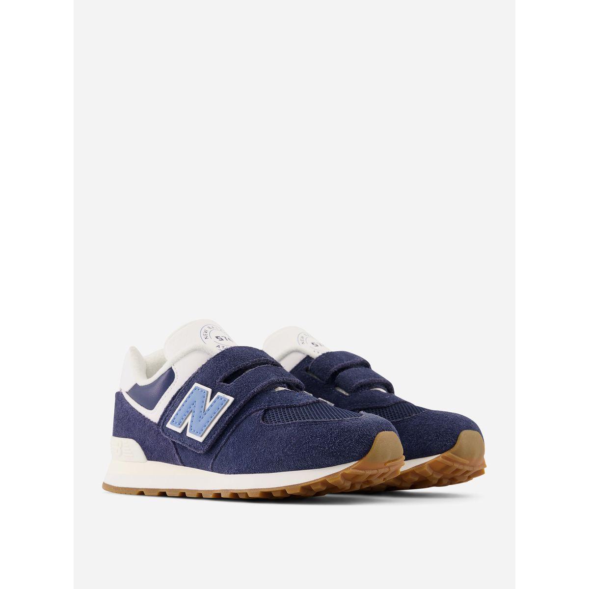 New Balance Colorblock Sneakers with Hook and Loop Closure-girls-shoes-sneakers-image-3