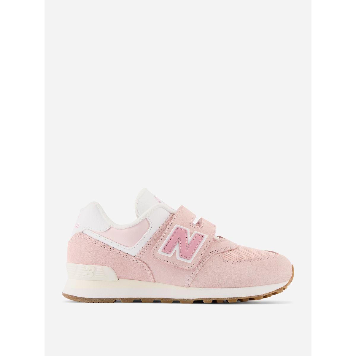 New Balance Colorblock Sneakers with Hook and Loop Closure-girls-shoes-sneakers-image-1