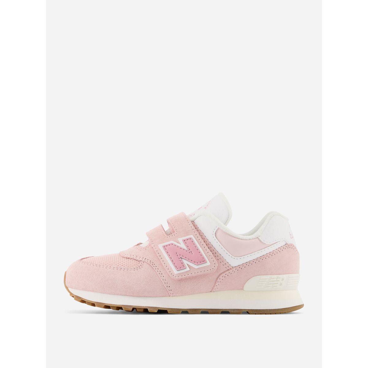 New Balance Colorblock Sneakers with Hook and Loop Closure-girls-shoes-sneakers-image-2