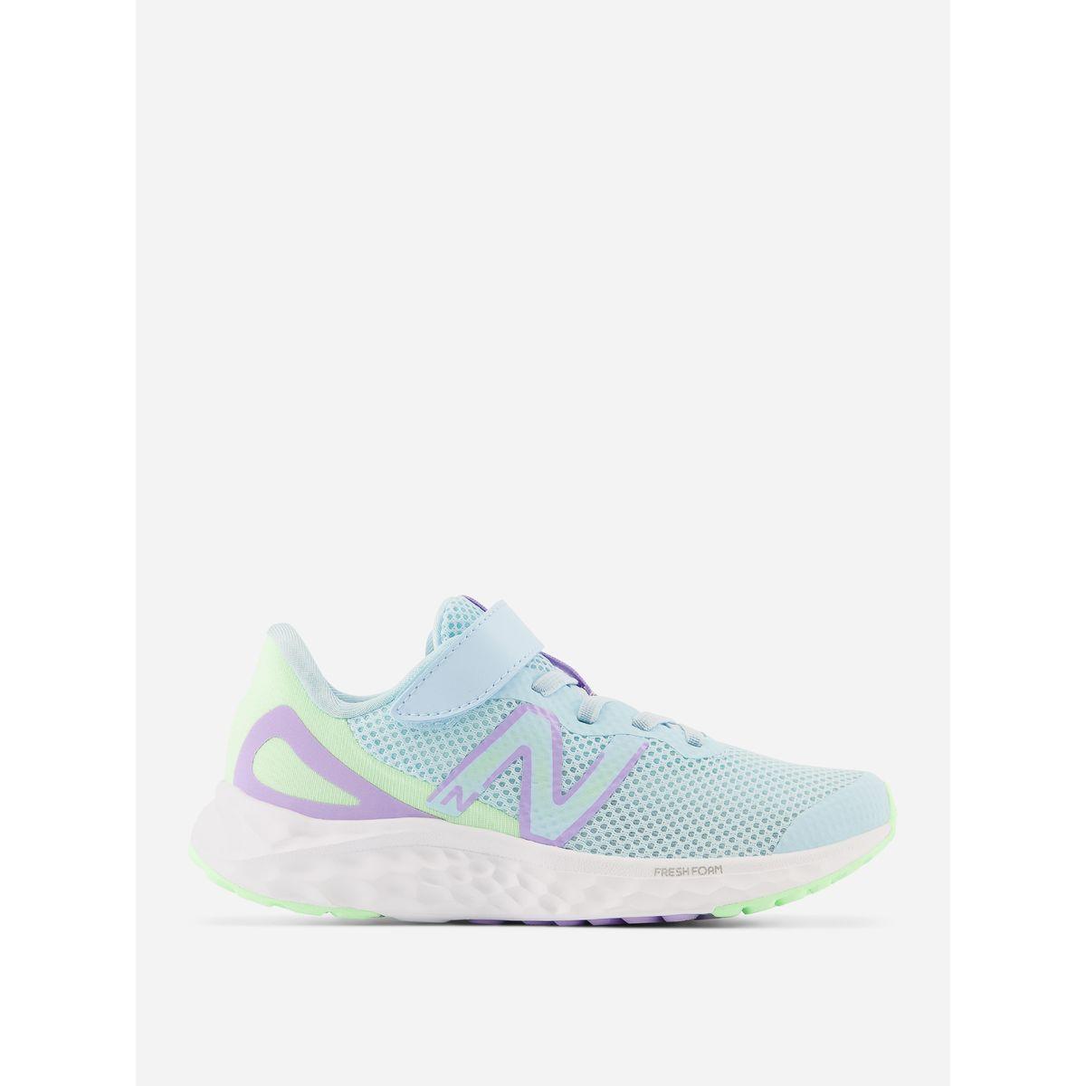 New Balance Mesh Insert Sneakers with Hook and Loop Closure-girls-shoes-sneakers-image-1
