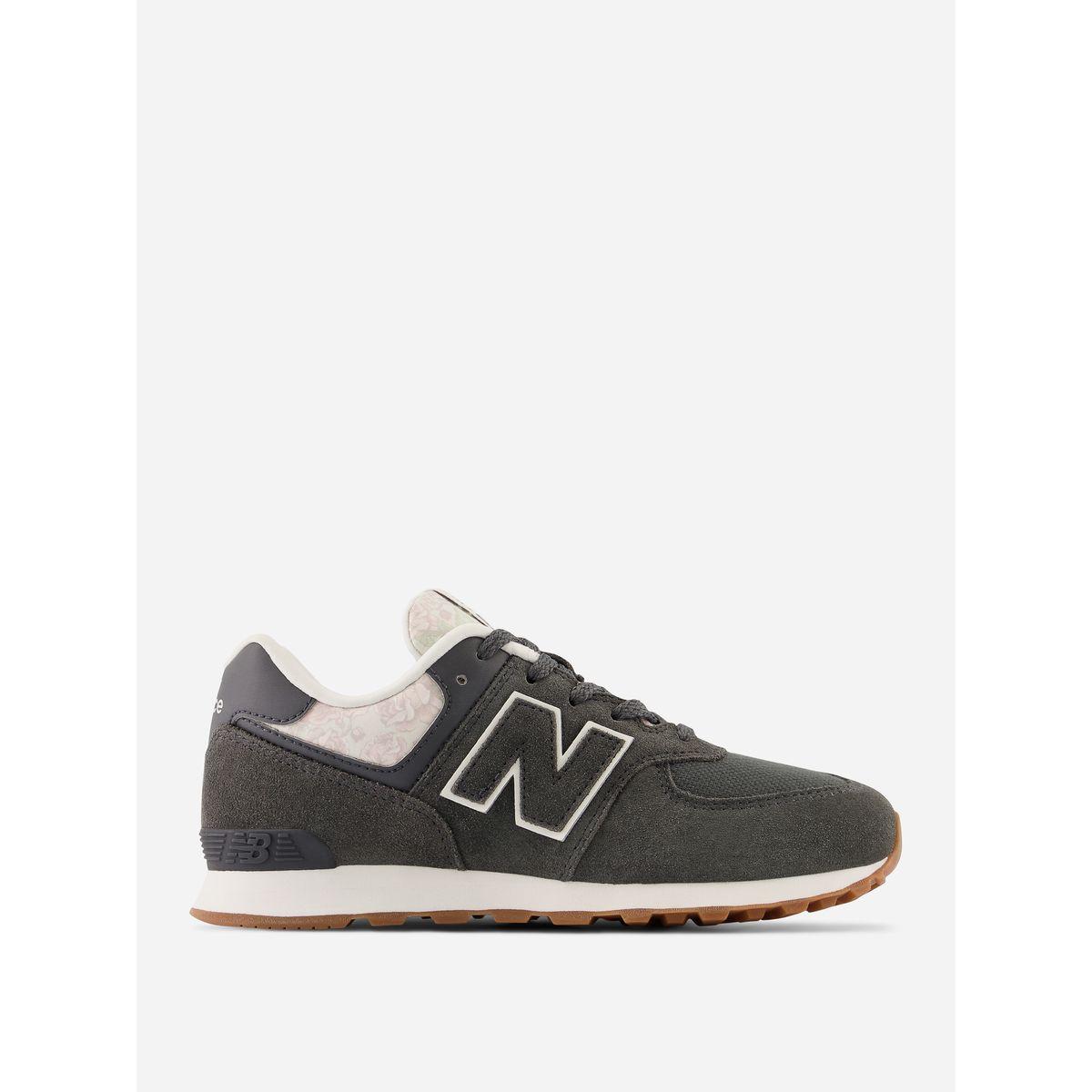 New Balance Solid Lace Up Sneakers-girls-shoes-sneakers-image-1