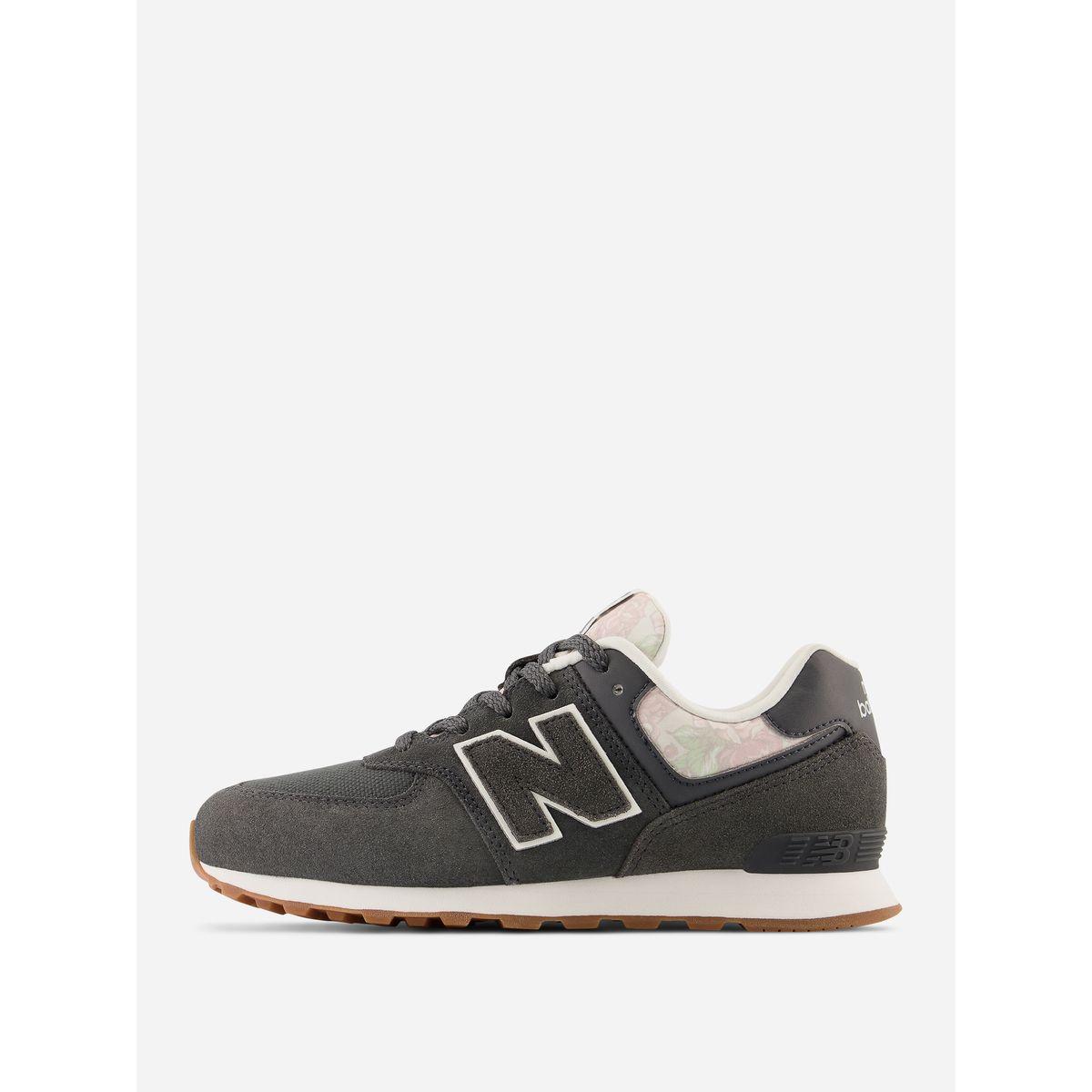 New Balance Solid Lace Up Sneakers-girls-shoes-sneakers-image-2
