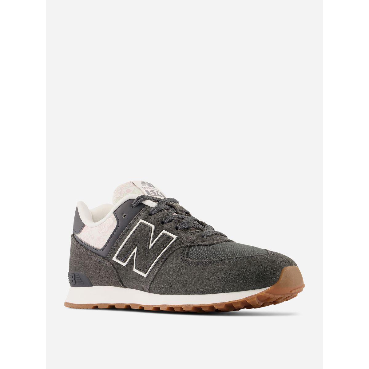 New Balance Solid Lace Up Sneakers-girls-shoes-sneakers-image-5