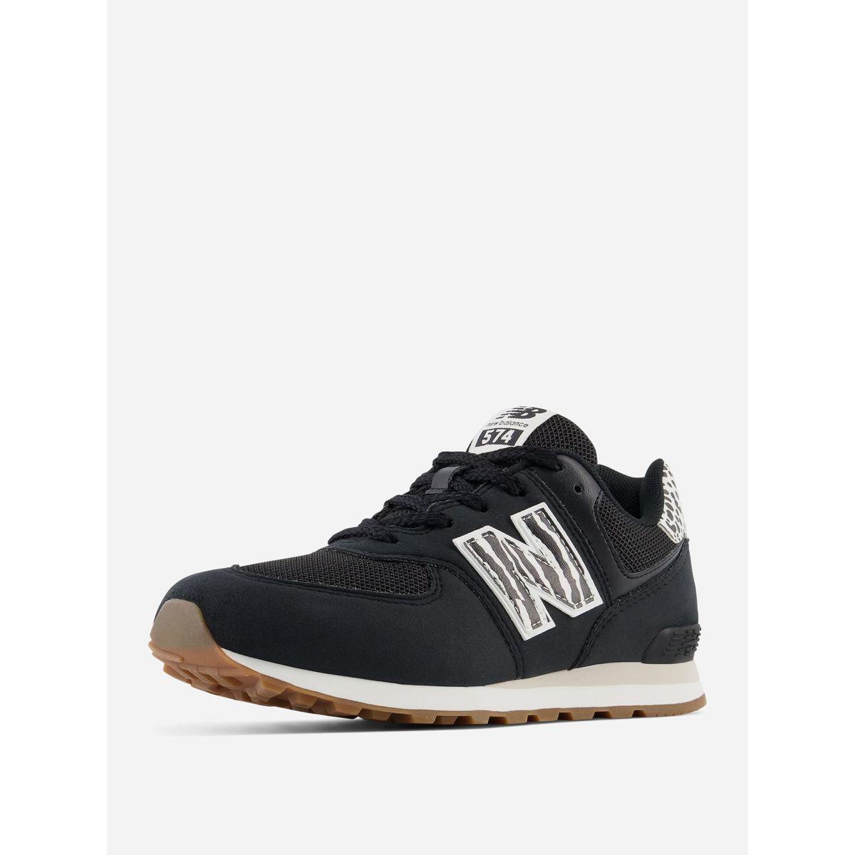 New Balance Contrast Animal Print Lace Up Sneaker-girls-shoes-sneakers-image-3