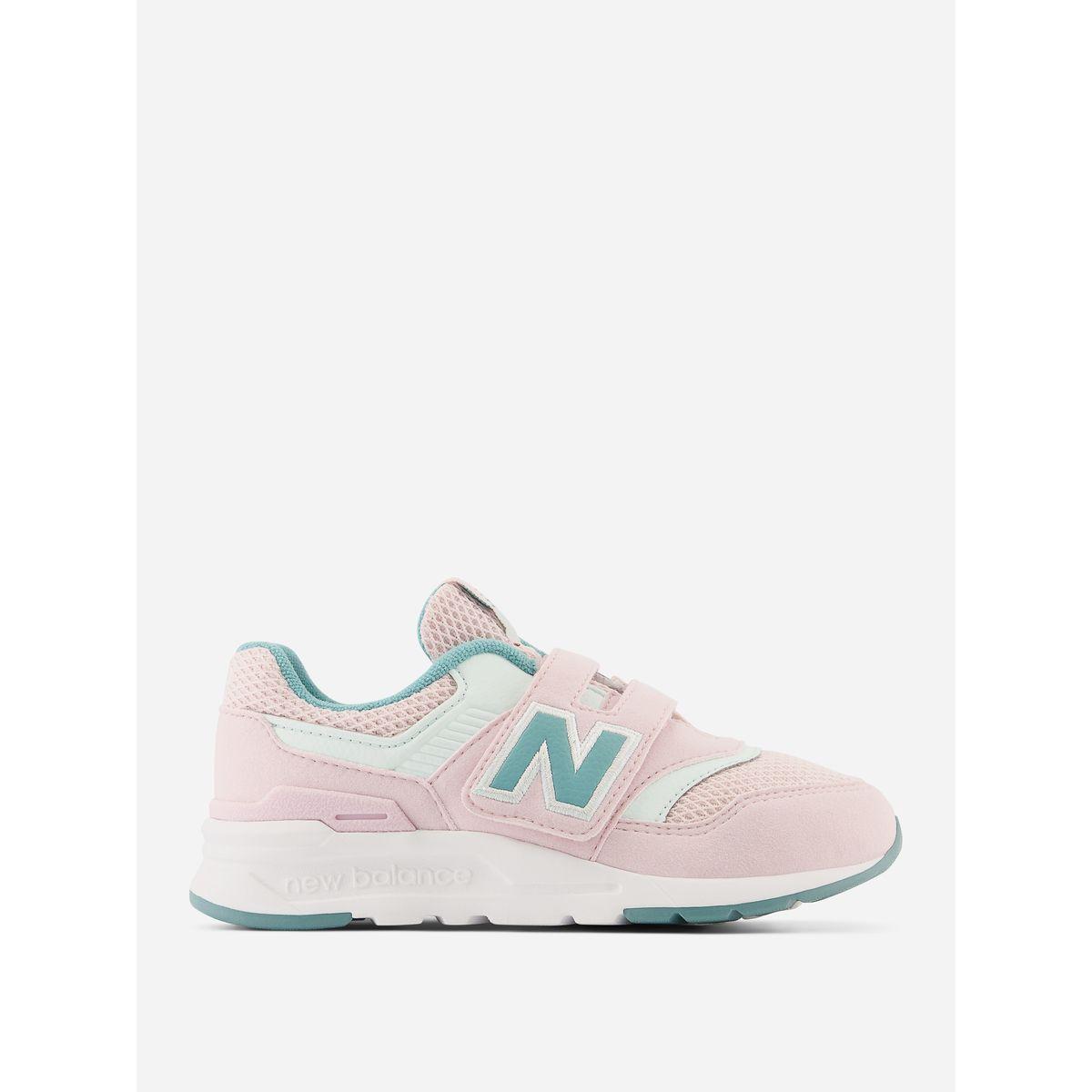 New Balance Colorblock Sneakers with Hook and Loop Closure-girls-shoes-sneakers-image-1