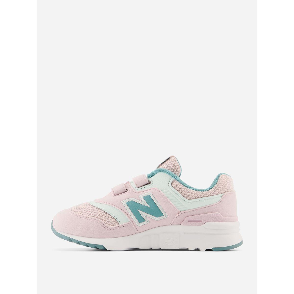 New Balance Colorblock Sneakers with Hook and Loop Closure-girls-shoes-sneakers-image-2
