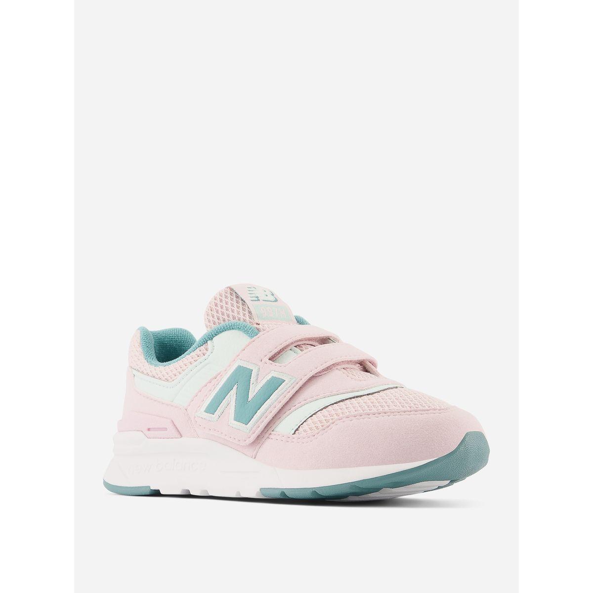 New Balance Colorblock Sneakers with Hook and Loop Closure-girls-shoes-sneakers-image-3