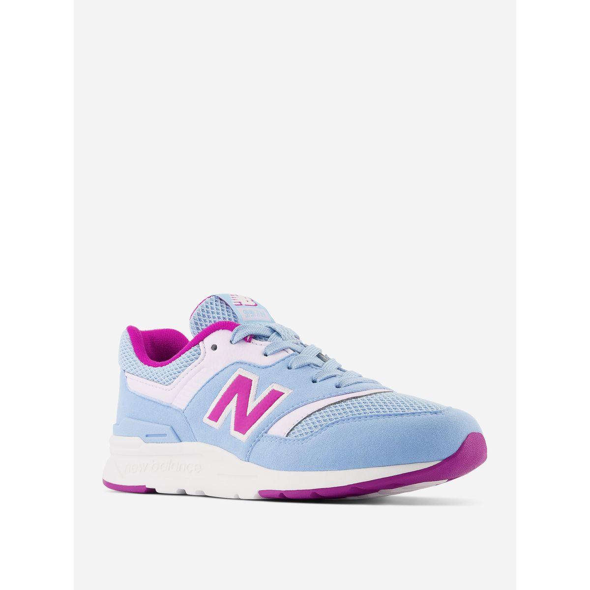 New Balance Contrast Detail Lace Up Sneakers-girls-shoes-sneakers-image-5