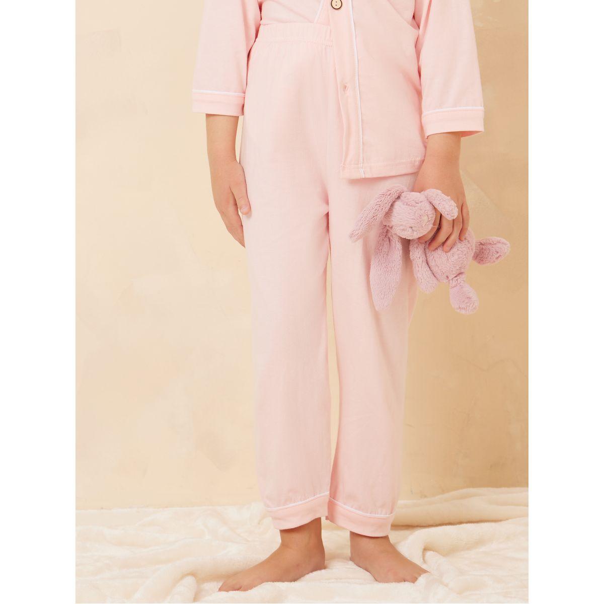 Styli Graphic Print Shirt & Pyjama Set-girls-clothing-nightwear-image-4