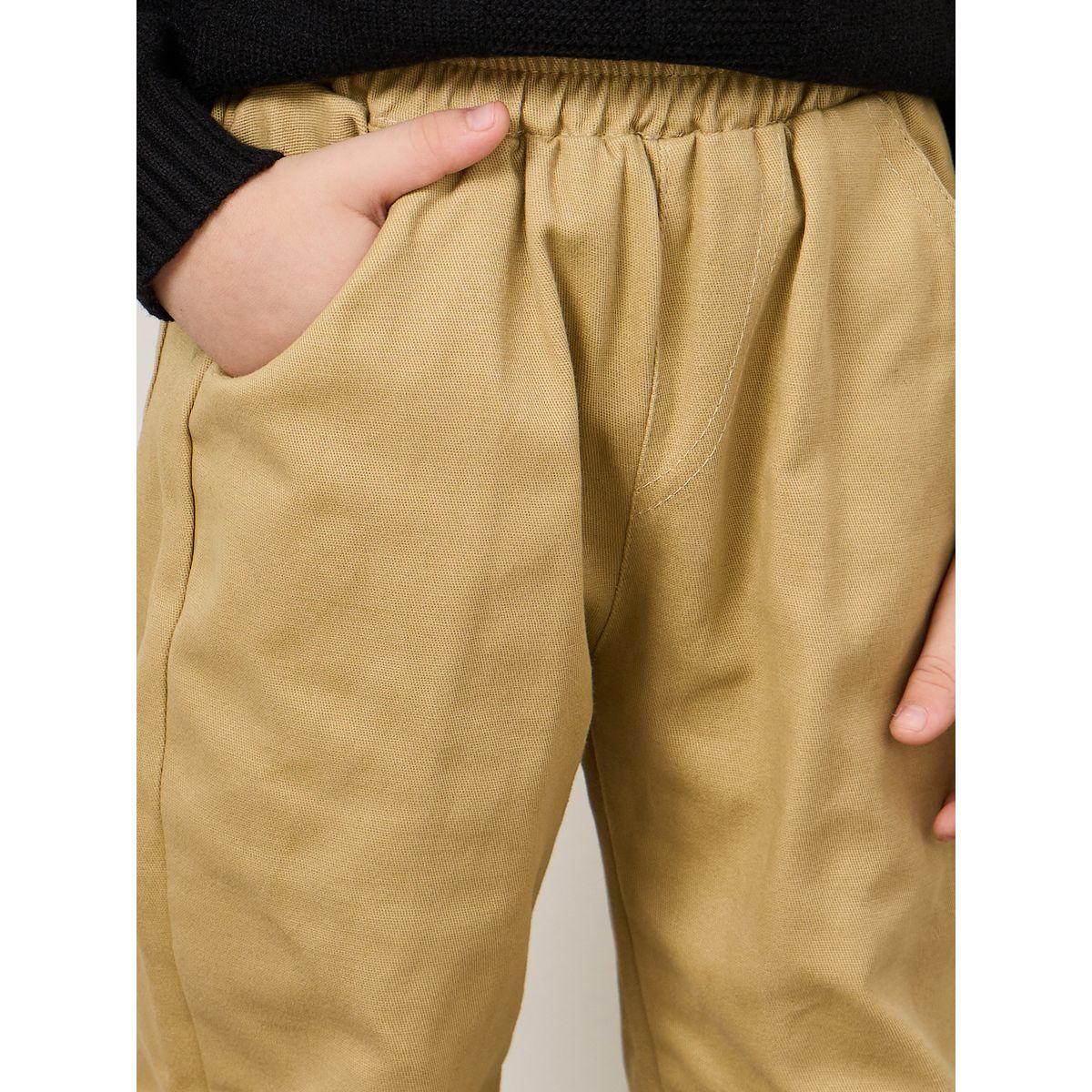 بنطال سادة بخصر مطاطي-boys-clothing-bottoms-trousers-image-3