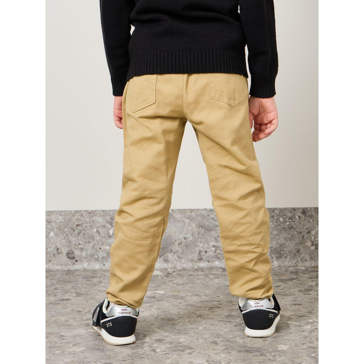 بنطال سادة بخصر مطاطي-boys-clothing-bottoms-trousers-image-4