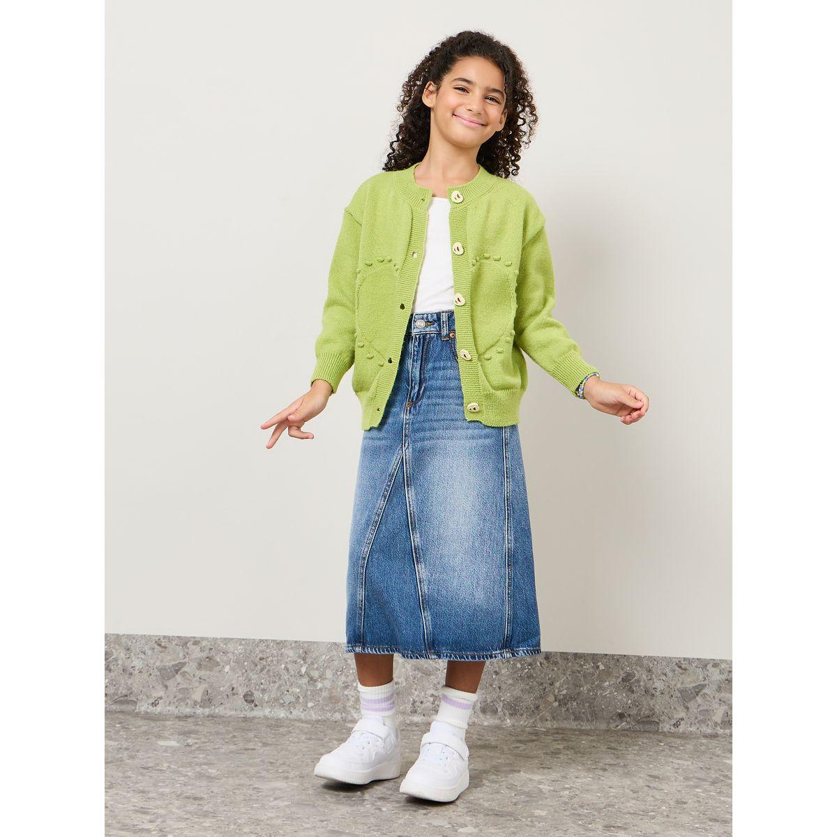 كارديجان بأزرار غلق بنمط قلب-girls-clothing-winterwear-jumpersandcardigans-image-2