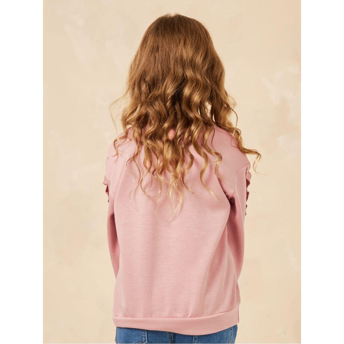 Styli Ruffle Trim Drop Shoulder Sweatshirt-baby-girls-clothing-sweatshirts-image-4