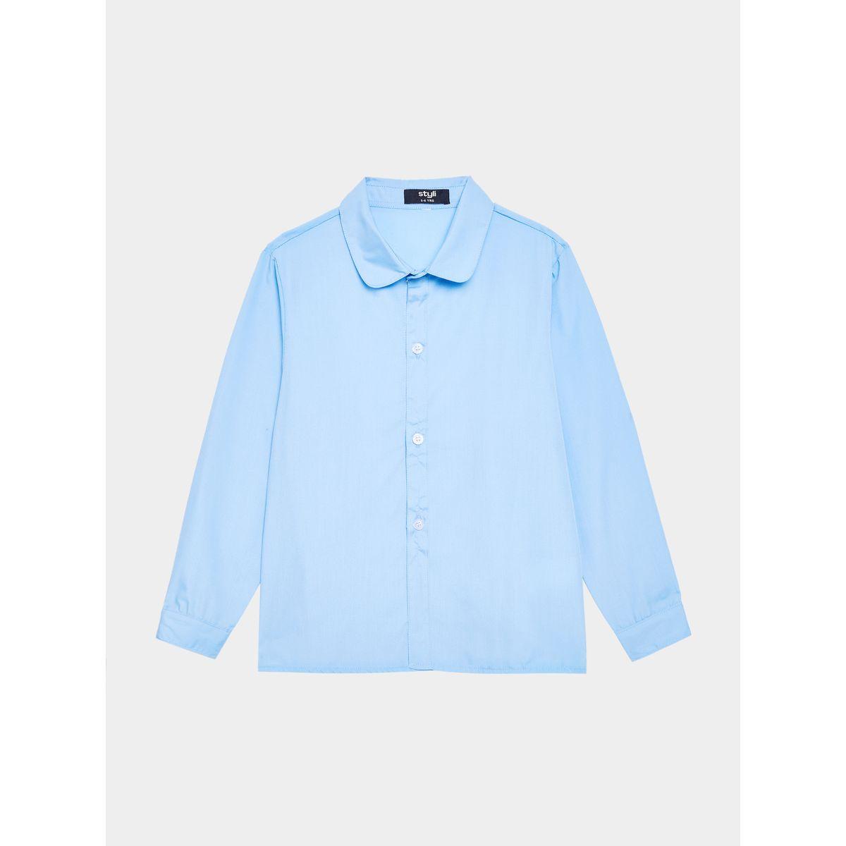 Styli Solid Longline Shirt with Buttons-girls-clothing-blousesandshirts-image-6