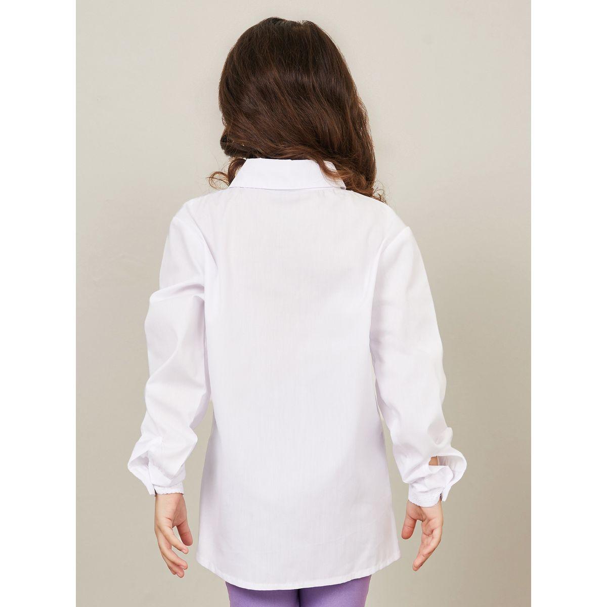 Styli Lace Trim Longline Shirt-girls-clothing-blousesandshirts-image-4