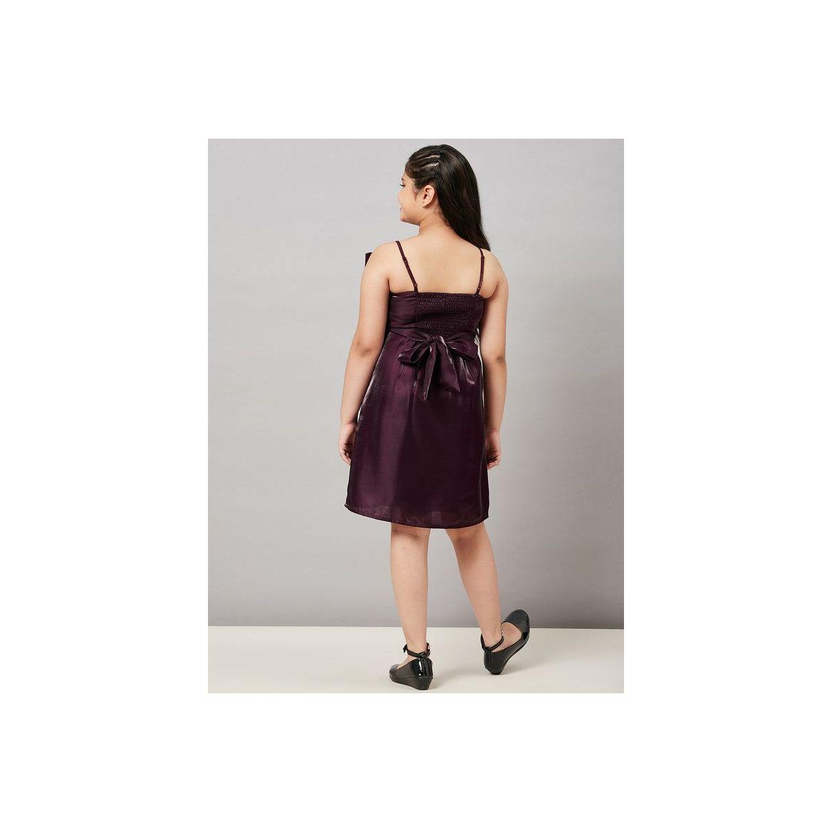 Stylo Bug X Styli Bow Detail Strappy Dress-girls-clothing-dressesandjumpsuits-image-3