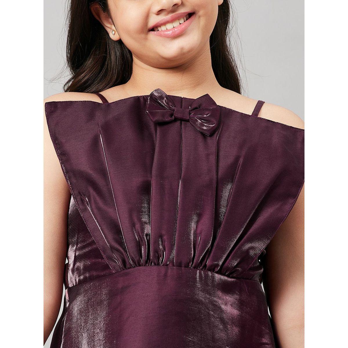 فستان بحمالات مزين بفيونكة ستايلو بَج × ستايلي-girls-clothing-dressesandjumpsuits-image-5