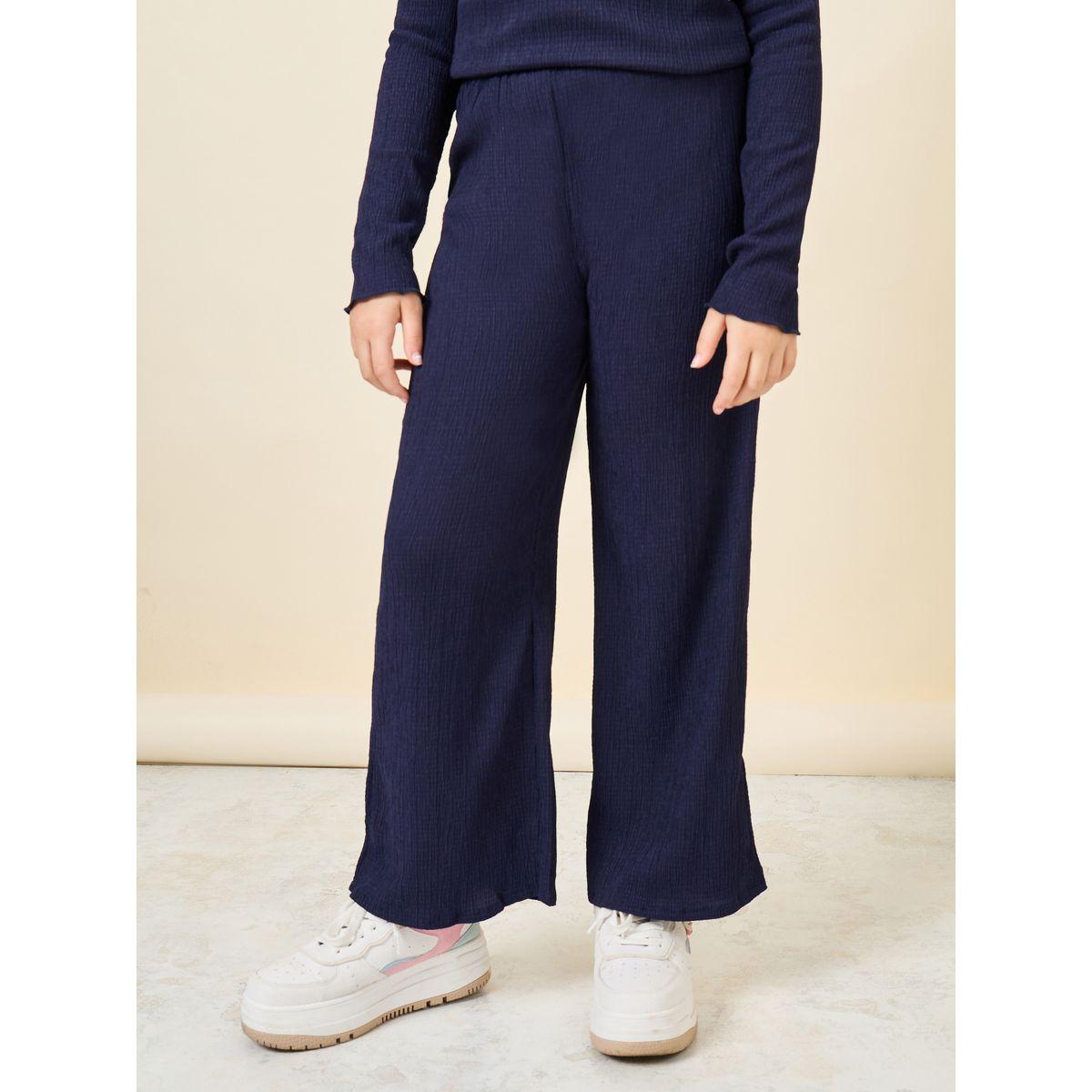 Styli Elevate Textured Top & Flared Pants Set-girls-clothing-setsandcoords-image-3