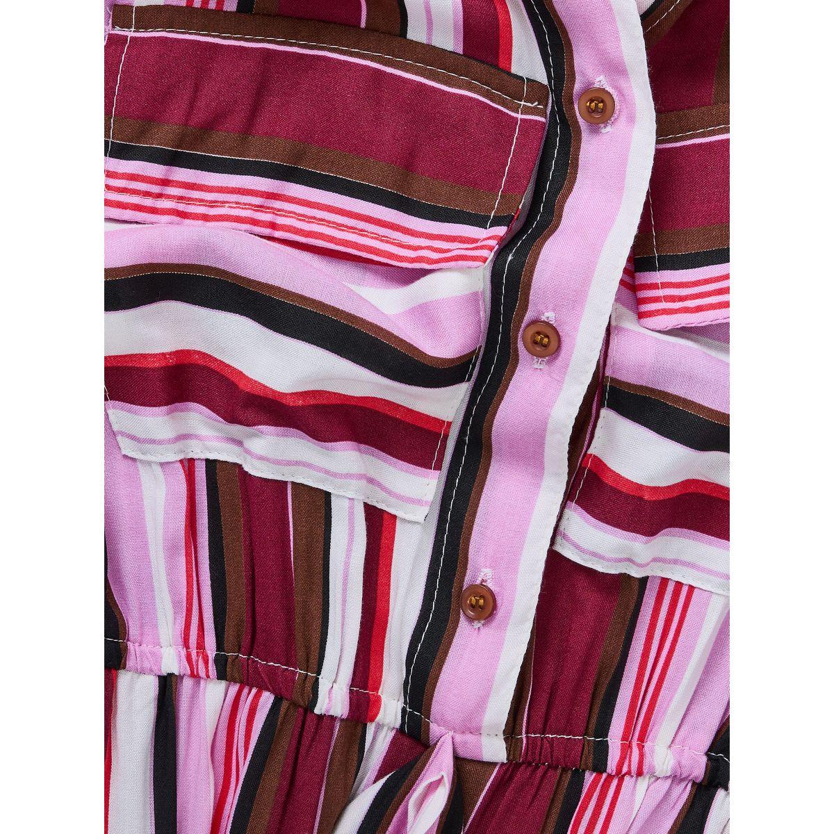 جمبسوت قصير مخطط برباط خصر-girls-clothing-rompers-image-5