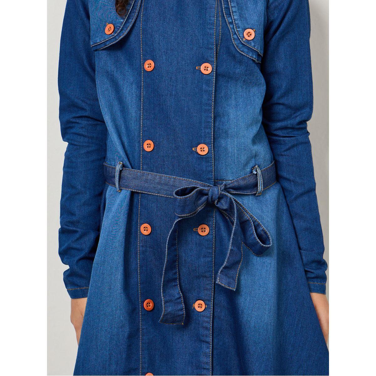 فستان دنيم مع حزام خصر-girls-clothing-dressesandjumpsuits-image-4