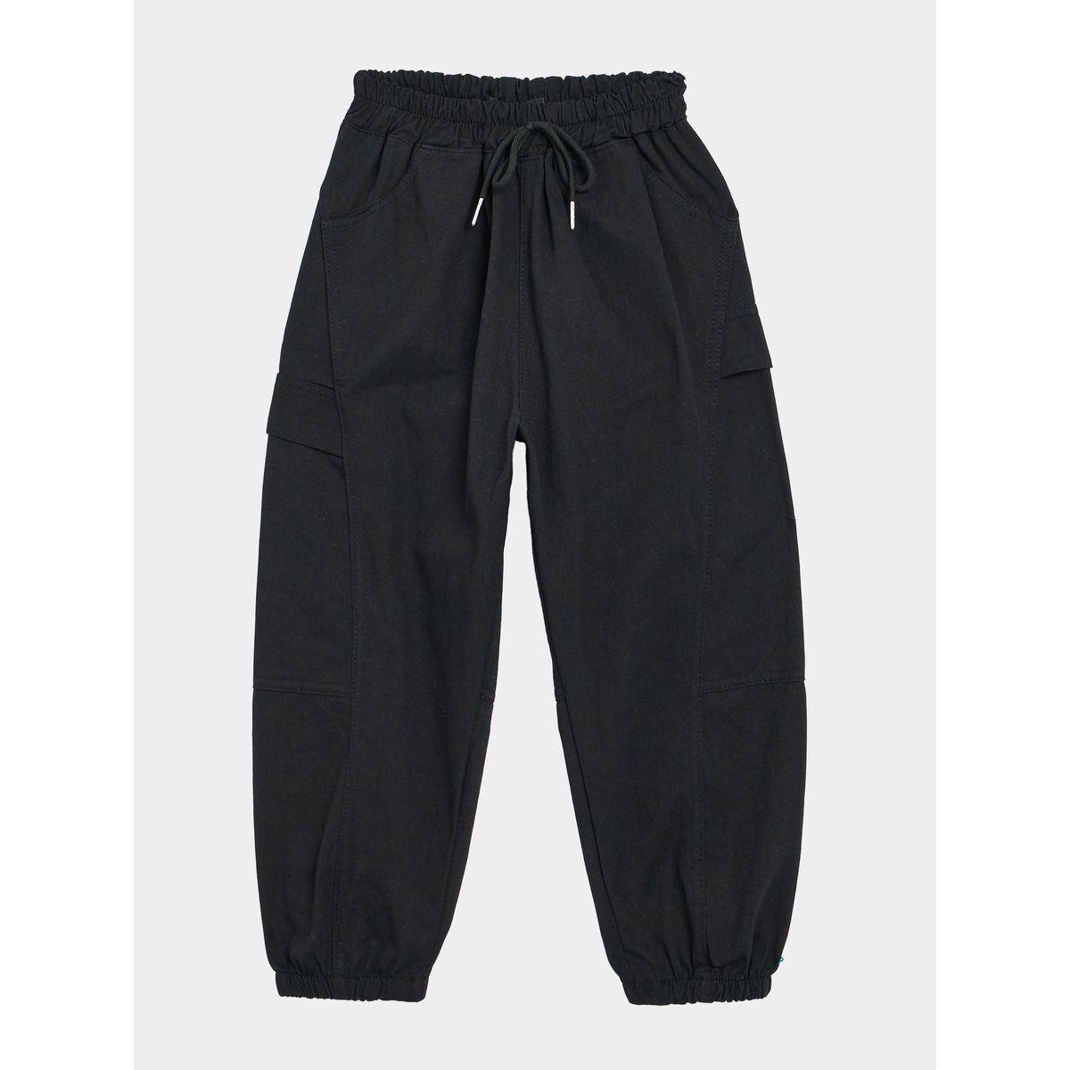 Styli Solid Cargo Pants with Drawstring-boys-clothing-bottoms-trousers-image-5